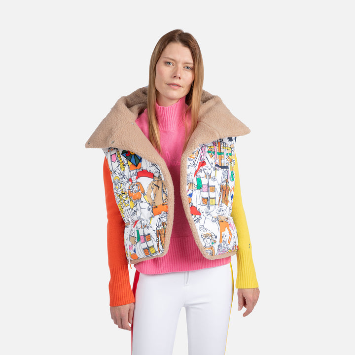 Kamizelka Rossignol W Diamond Vest biały - Adventure Sports
