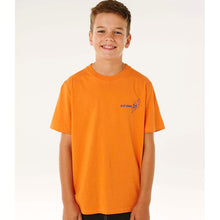Koszulka chłopięca RIP CURL Eternal Shred Art Tee-Boy pomarańczowa
