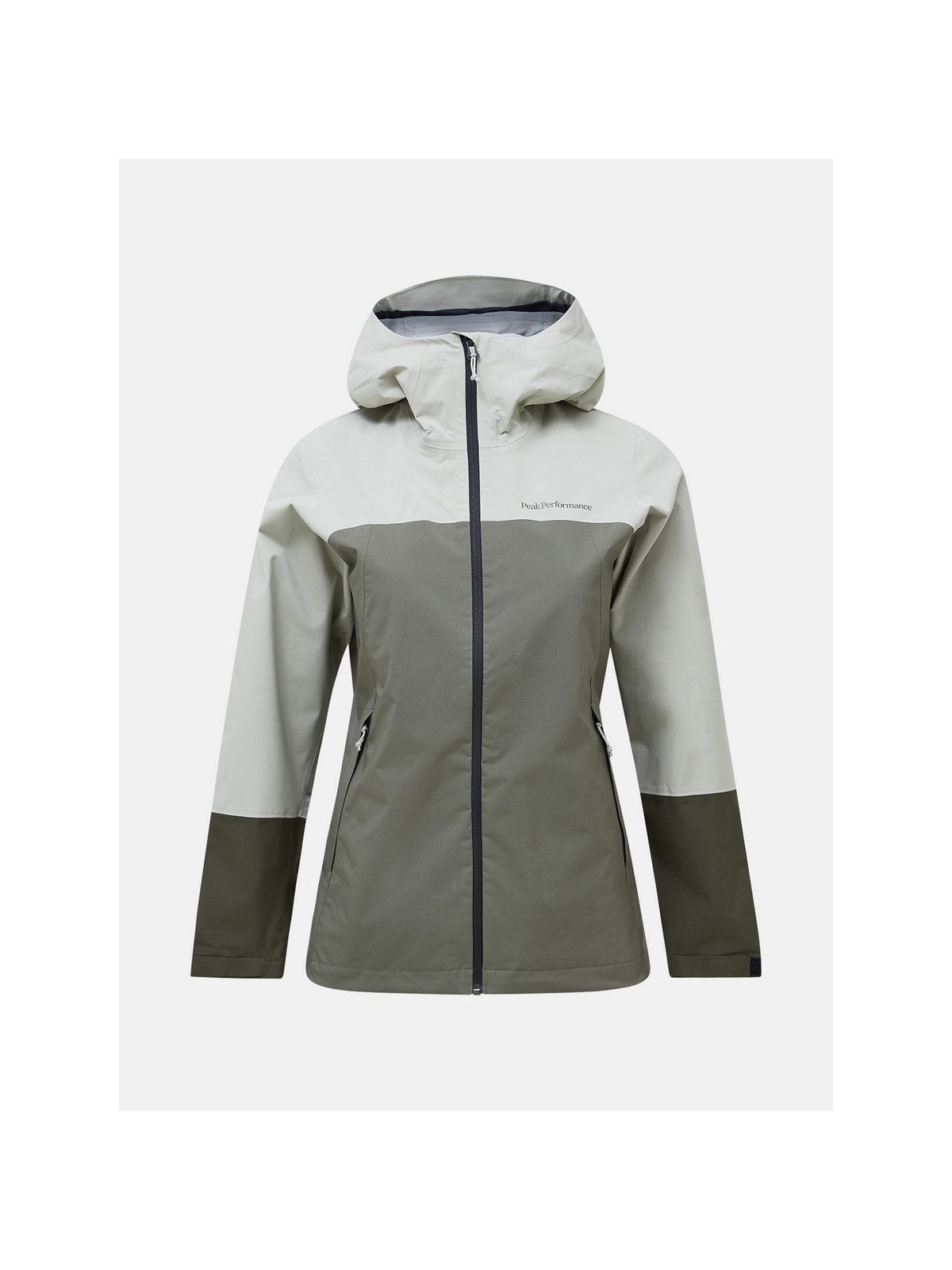 Kurtka trailowe damska Peak Performance W Trail Hipe Shell Jacket zielony - Adventure Sports