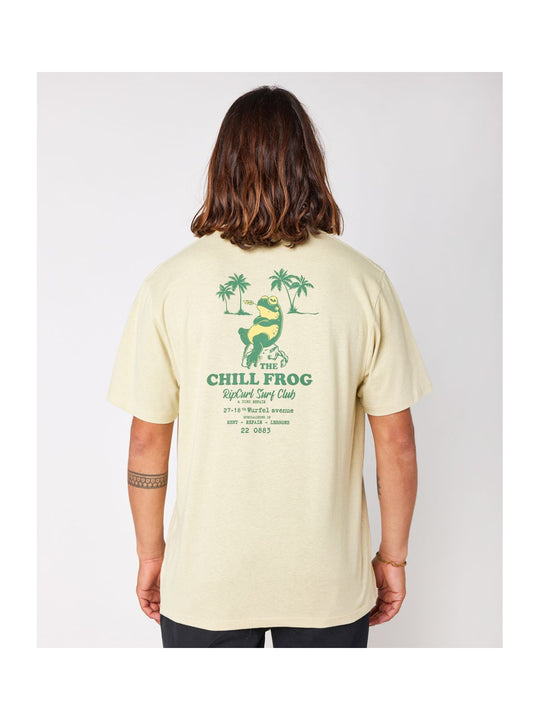 Koszulka RIP CURL Shaper Avenue Tee żółty - Adventure Sports
