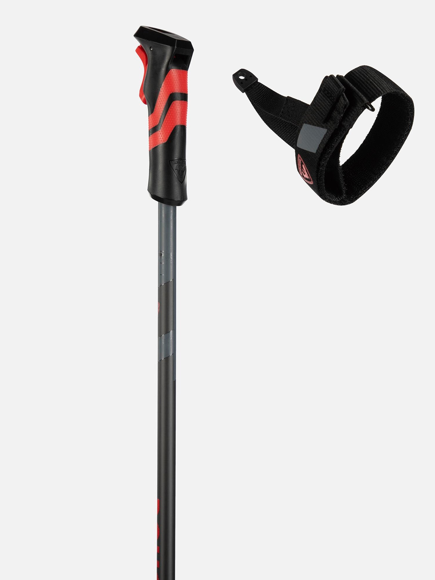 Kije narciarskie ROSSIGNOL Tactic Carbon Clip Red Czerwony