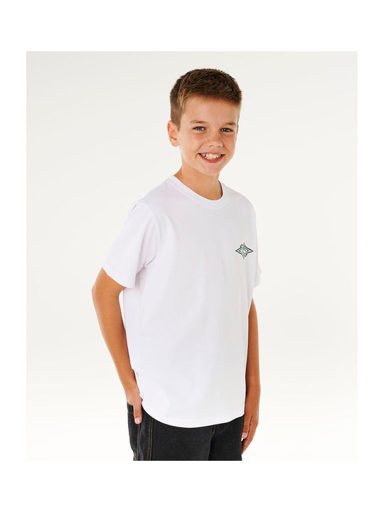 Koszulka chłopięca RIP CURL Hazey Days Tee-Boy biała
