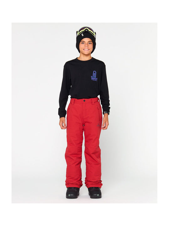 Spodnie narciarskie RIP CURL ANTI SERIES OLLY PANT 10K KIDS czerwone
