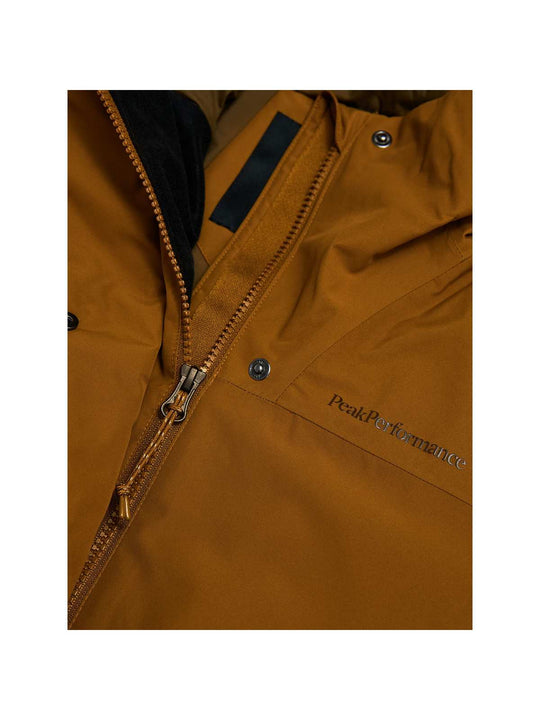 Kurtka PEAK PERFORMANCE W Treeline Insulated Parka brązowy
