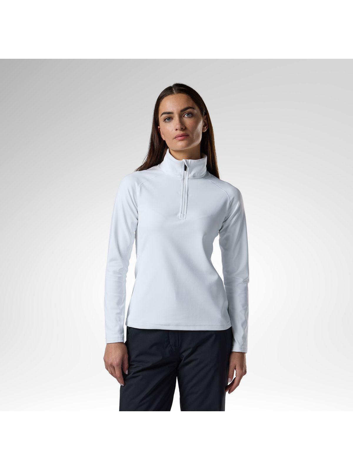 Bluza damska ROSSIGNOL W Mid Layer Stretch Hz biała