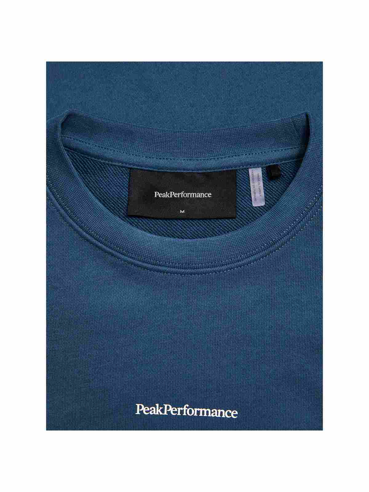 Bluza PEAK PERFORMANCE Original Terry Crew Men niebieski