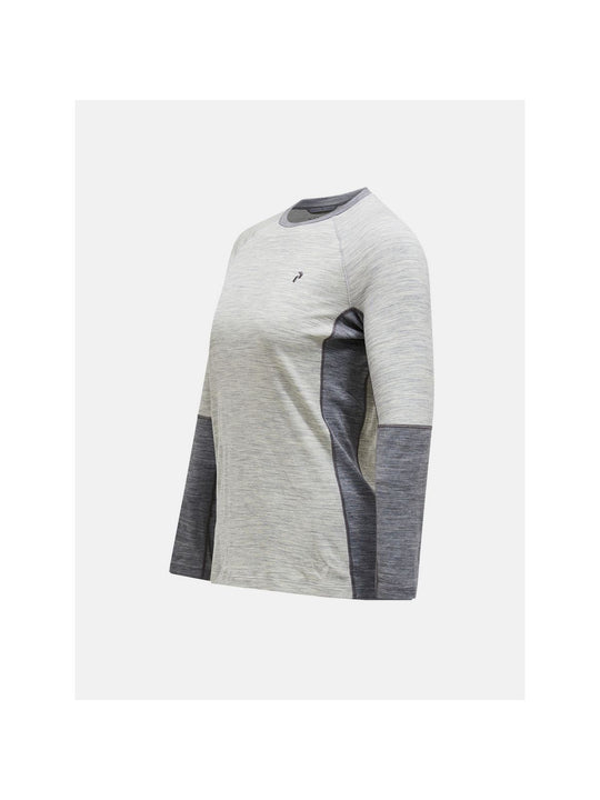 Koszulka Termiczna PEAK PERFORMANCE Magic Crew Wool-blend Baselayer Women szary
