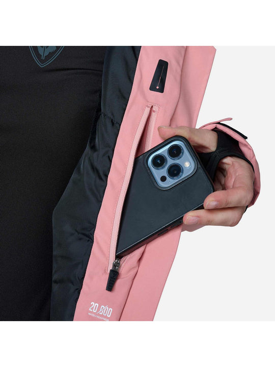 Kurtka Rossignol W Puffy Parka różowy - narciarska - Adventure Sports
