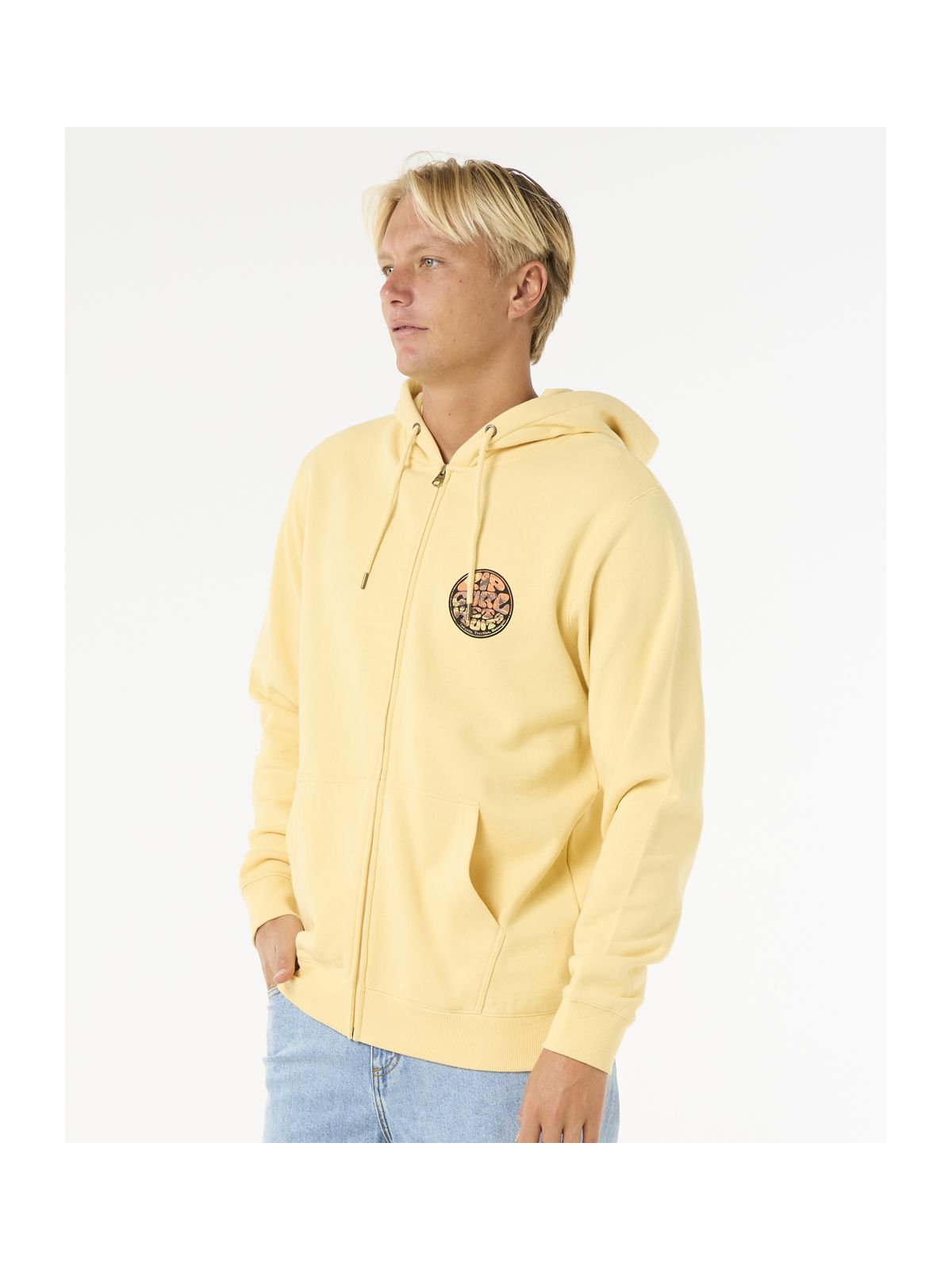 Bluza RIP CURL Wettie Passage Icon Zip Thru żółta