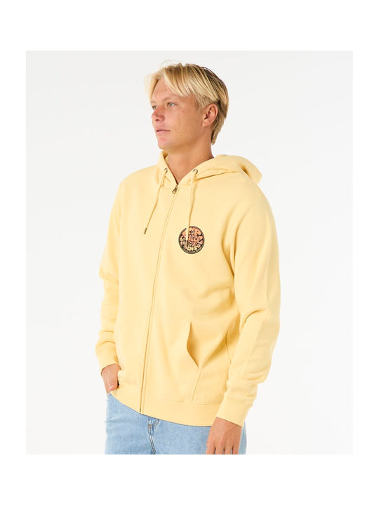 Bluza RIP CURL Wettie Passage Icon Zip Thru żółta
