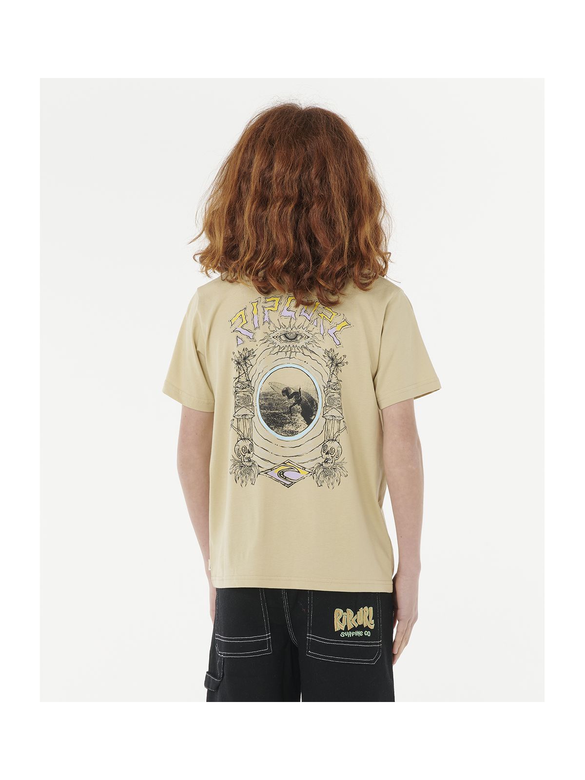 Koszulka RIP CURL TROPIC DAZE ART TEE -BOY zielona