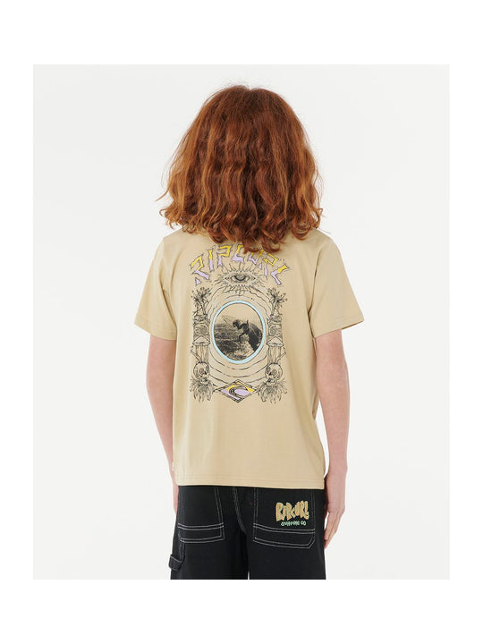 Koszulka RIP CURL TROPIC DAZE ART TEE -BOY zielona
