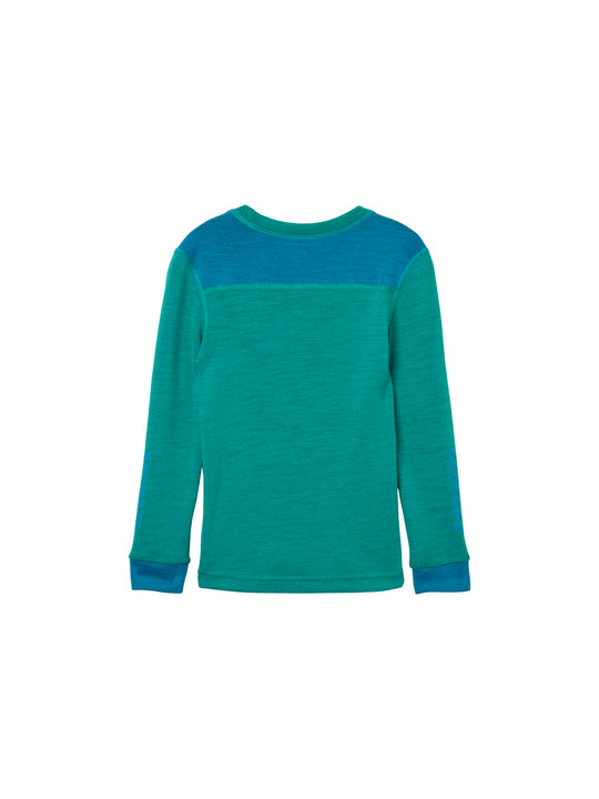 Bielizna dziecięca HELLY HANSEN K Lifa Merino Set kolor zielony
