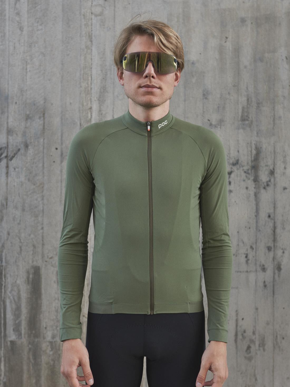 Koszulka rowerowa POC M’S Ambient Thermal Jersey zielony - Adventure Sports