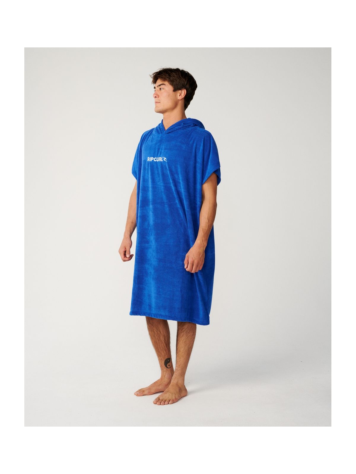 Ponczo męskie RIP CURL Brand Hooded Towel niebieskie