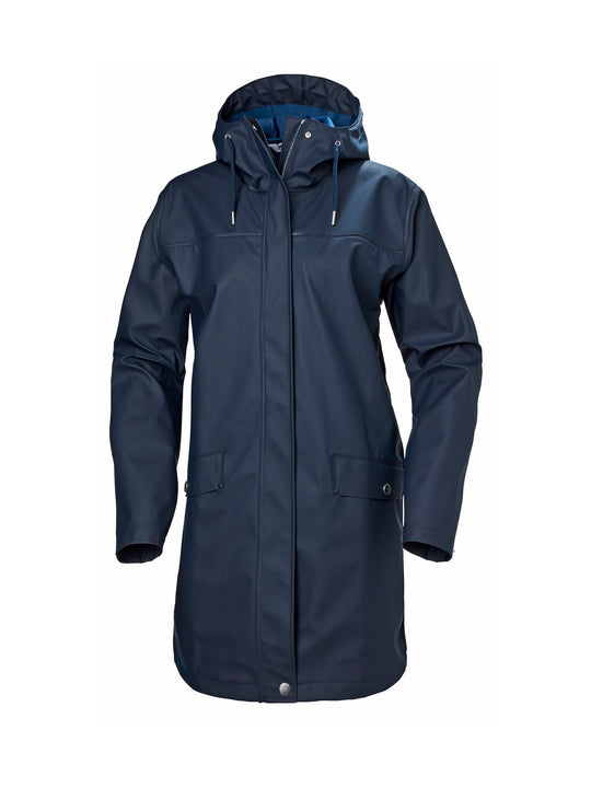 Kurtka damska HELLY HANSEN W Moss Rain Coat granatowa
