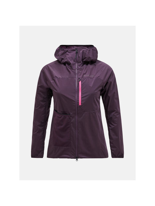 Kurtka skiturowa damska Peak Performance W Vislight Alpha Jacket fioletowa - narciarska - Adventure Sports
