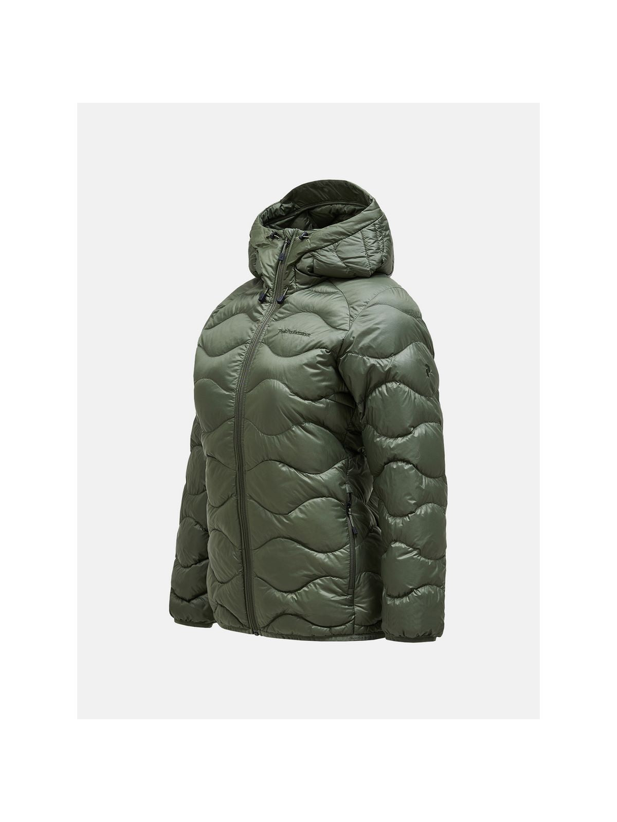 Damska kurtka puchowa Peak Performance W Helium Down Hood Jacket zielony