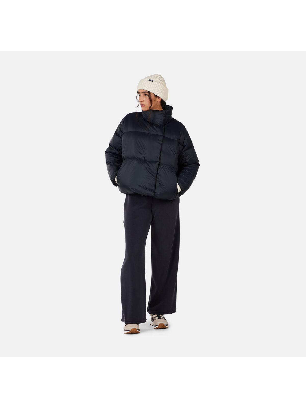 Kurtka damska ROSSIGNOL W ARETU CROPPED DOWN JKT czarna