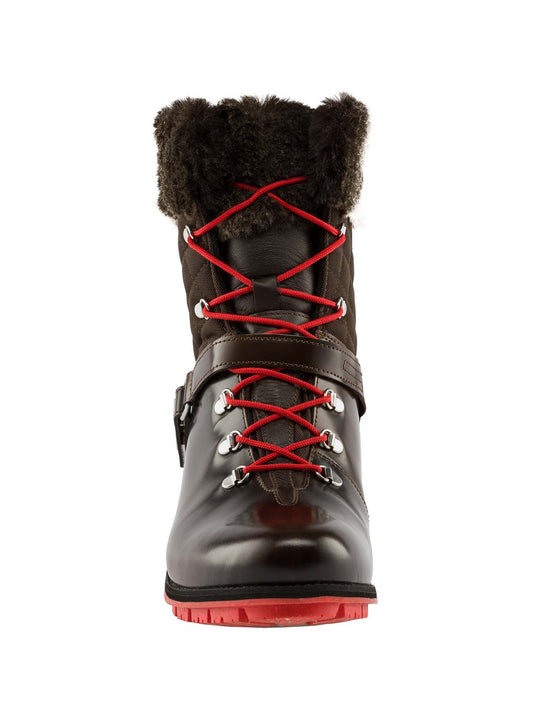 Buty zimowe Rossignol damskie W 1907 Megeve brązowe - sportowe - Adventure Sports
