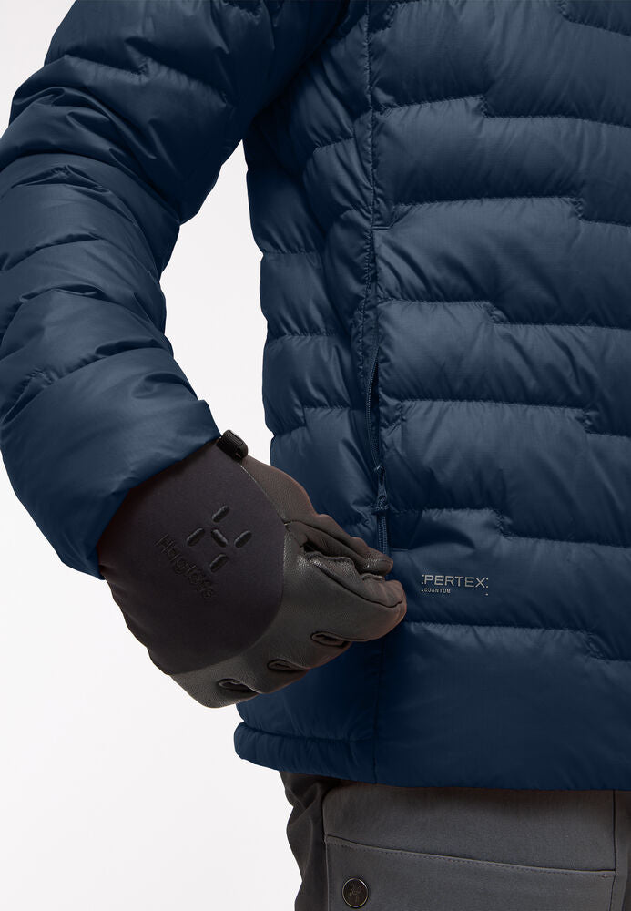 Kurtka HAGLÖFS ROC Flash Down Hood Men tarn blue