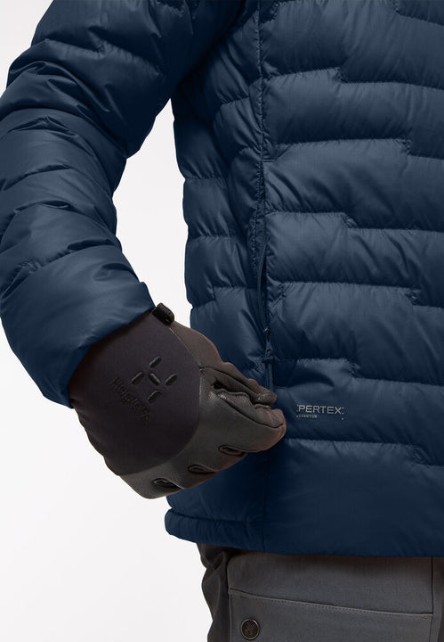 Kurtka HAGLÖFS ROC Flash Down Hood Men tarn blue
