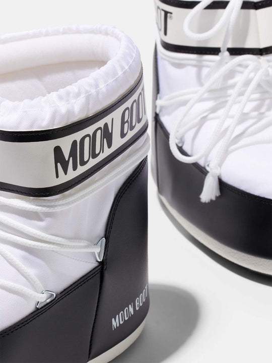 Buty damskie zimowe MOON BOOT Icon Low Nylon biale
