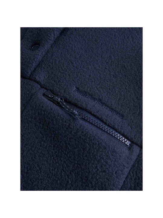 Bluza polarowa damska Peak Performance W Fleece Snap T Neck granatowy - Adventure Sports
