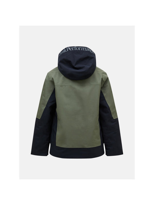 Dziecięca Kurtka narciarska Peak Performance Jr Rider Tech Insulated J zielona - Adventure Sports
