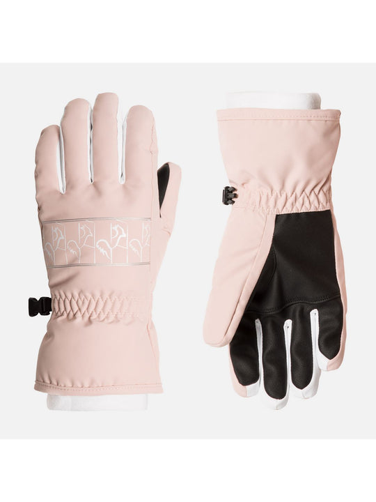 Rękawice narciarskie dziecięce Rossignol Jr Jane Impr G różowy - Adventure Sports
