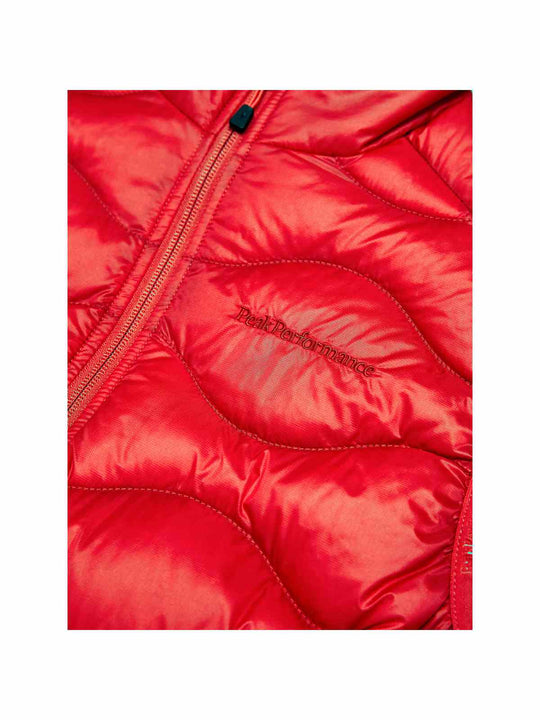 Kamizelka puchowa damska PEAK PERFORMANCE Helium Down Vest Women czerwony - Adventure Sports
