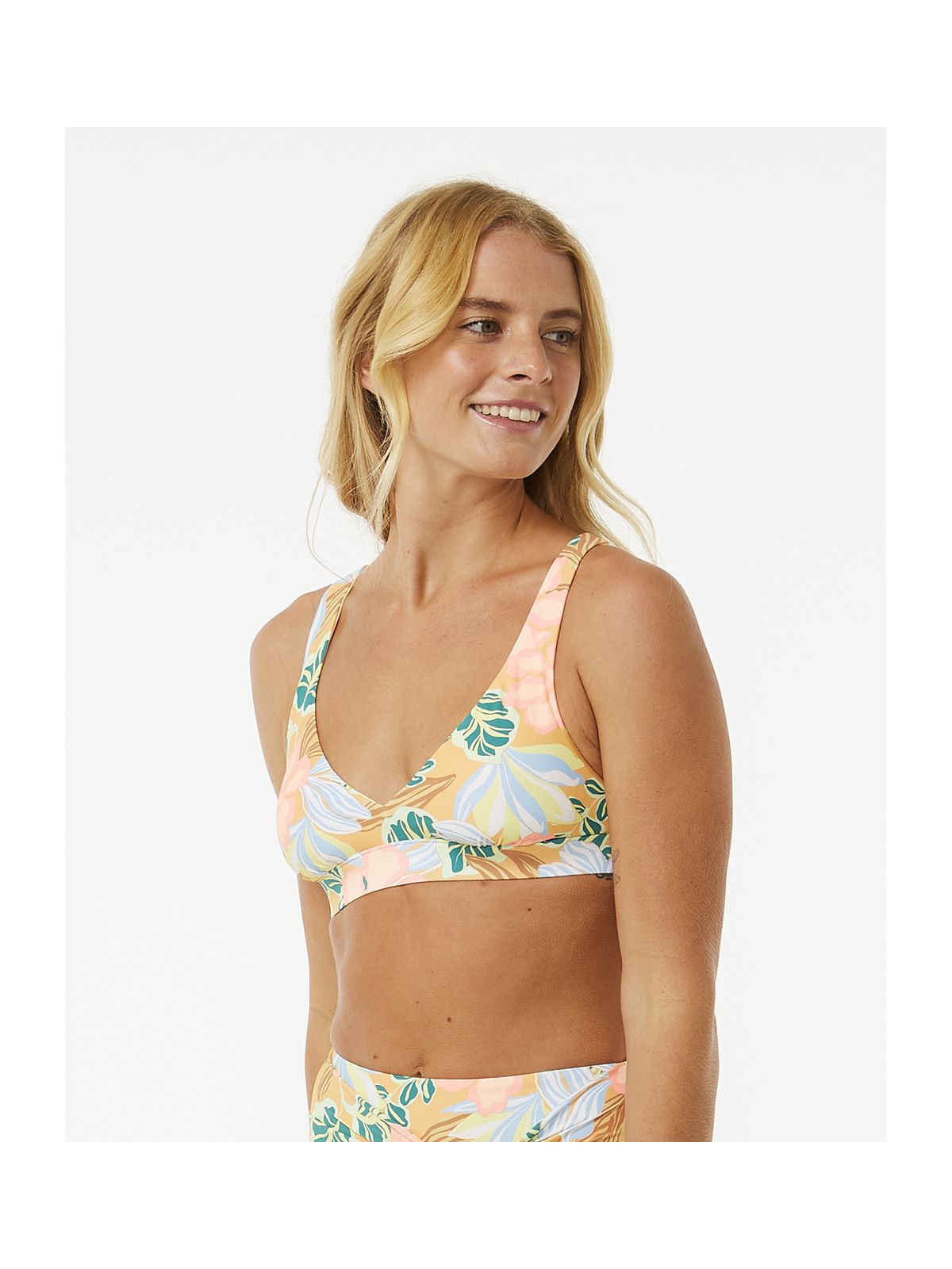 Top RIP CURL Follow The Sun Crop pomarańczowy - Adventure Sports
