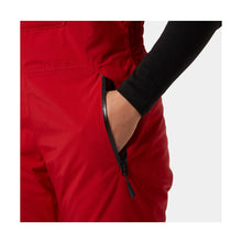 Spodnie narciarskie damskie HELLY HANSEN W LEGENDARY INSULATED BIB PANT czerwone
