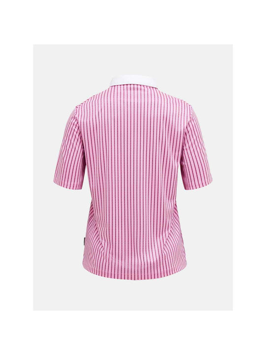 Koszulka PEAK PERFORMANCE W Graphic SS Zip Polo - Adventure Sports

