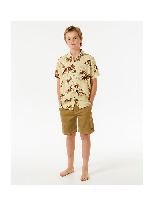 Koszula RIP CURL Surf Revival S/S Shirt Boy żółty - Adventure Sports
