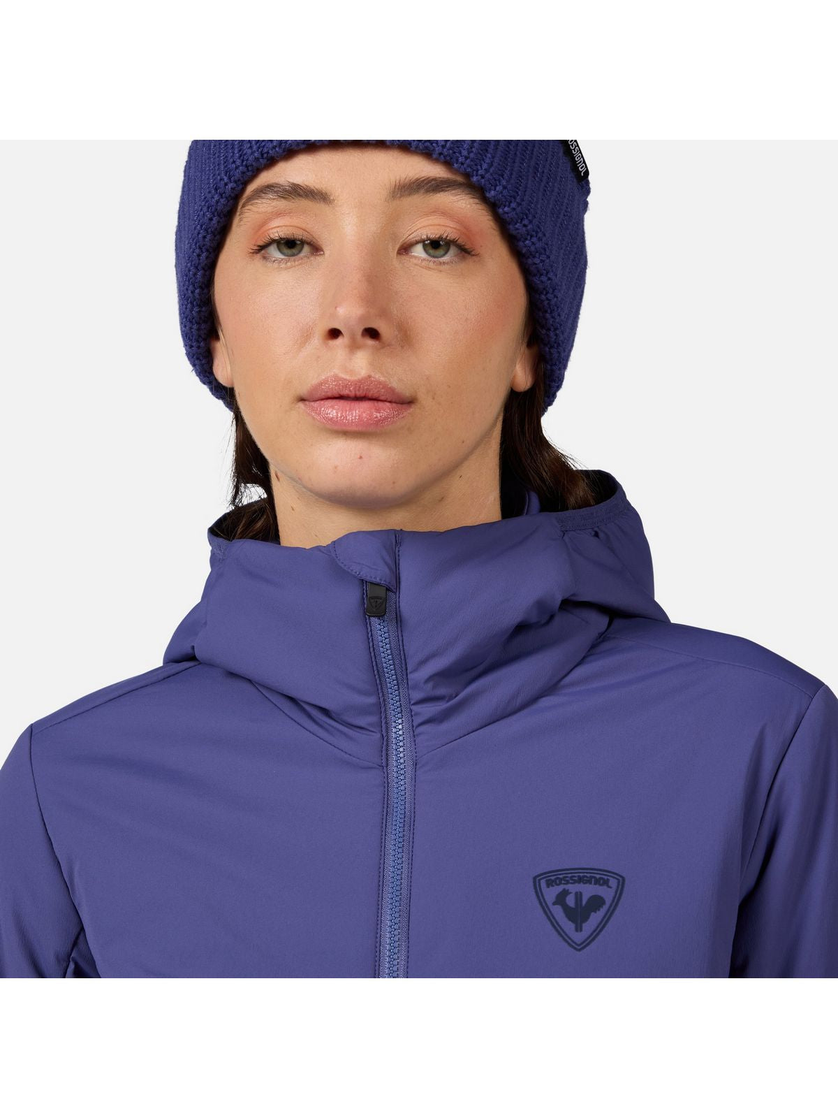 Kurtka damska ROSSIGNOL W OPSIDE HOODIE JKT niebieska