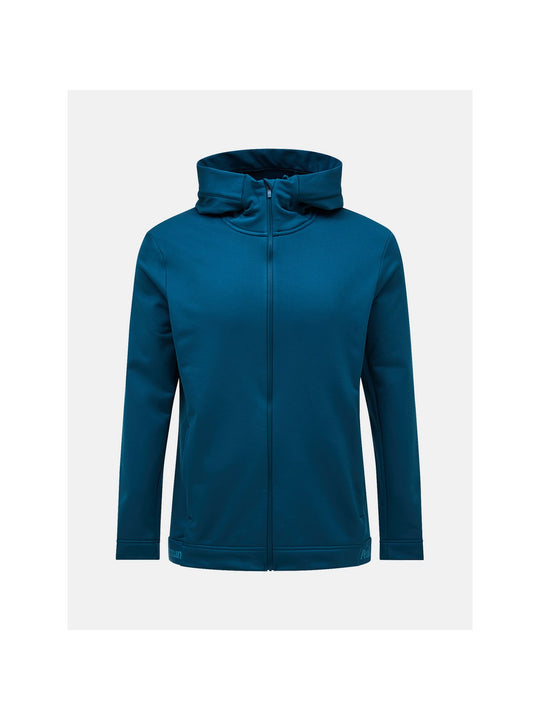 Bluza Peak Performance M Rider Tech Zip Hood zielony - Adventure Sports

