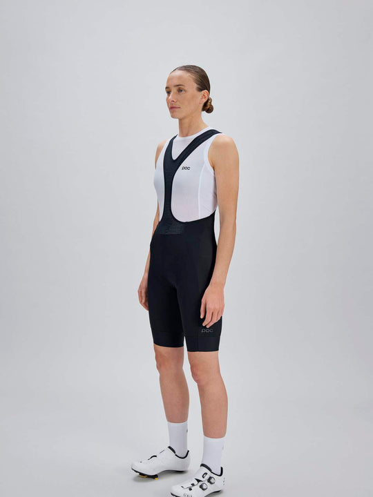 Spodenki rowerowe damskie POC W's Cadence Cargo Bib Shorts czarne
