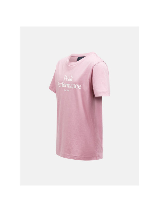 Koszulka Peak Performance Jr Original Tee brązowy - Adventure Sports
