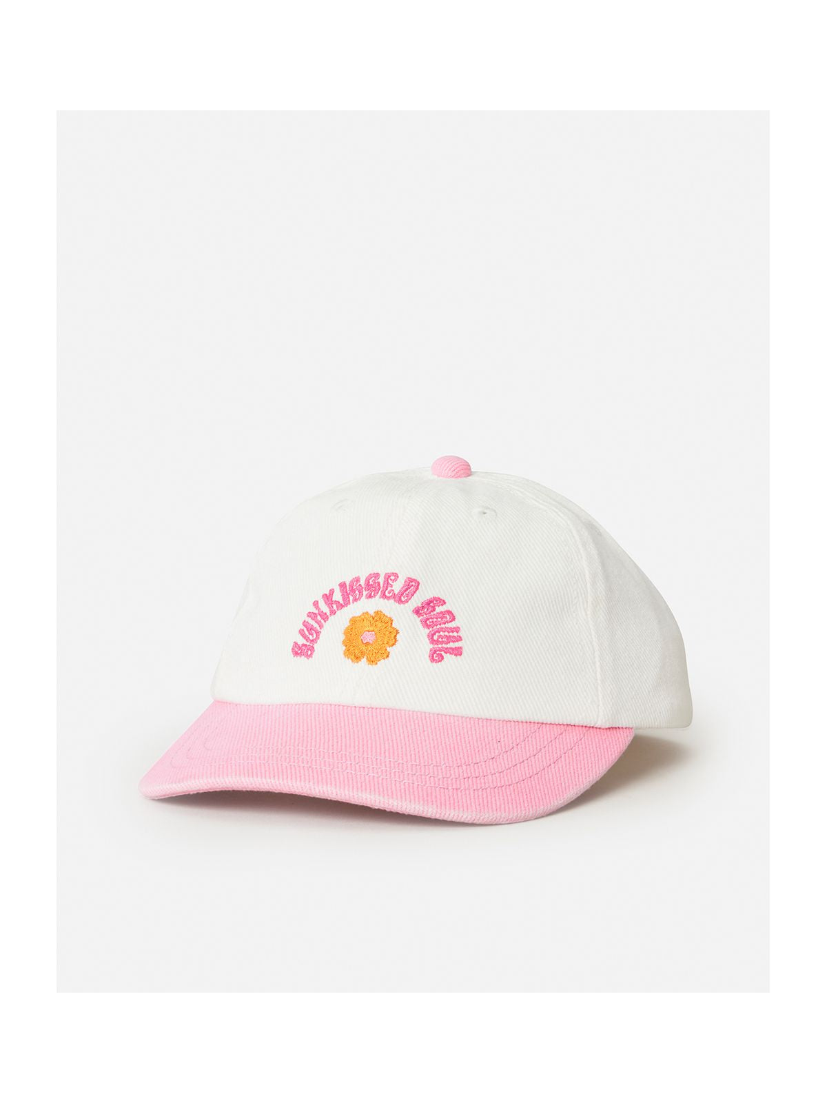 Czapka z daszkiem RIP CURL Washed Twill Cap-Girl różowy