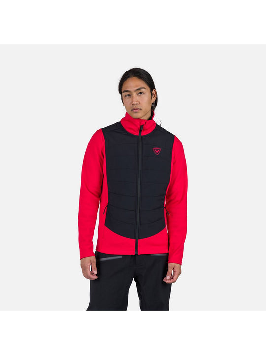 Bluza męska ROSSIGNOL Classique Hybrid Clim Fz czerwony
