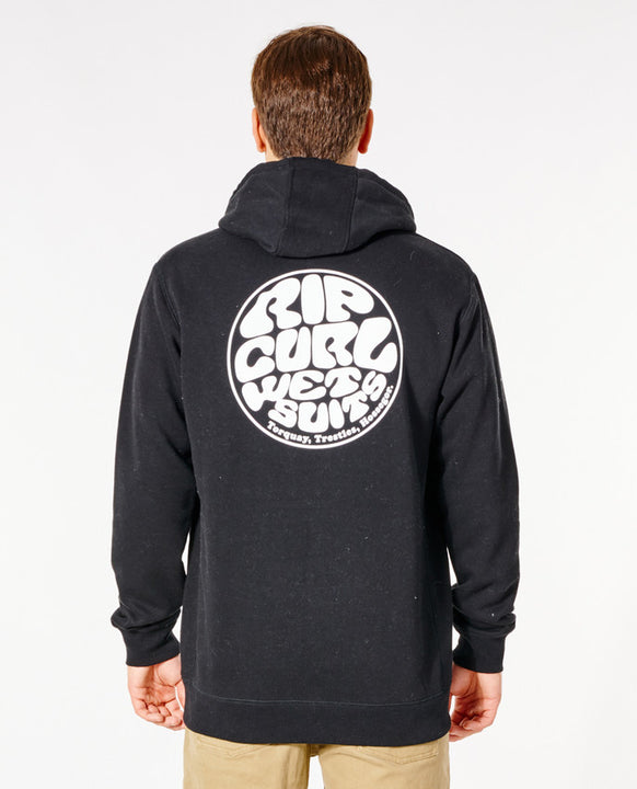 Bluza męska Rip Curl WETSUIT ICON HOOD czarna - Adventure Sports
