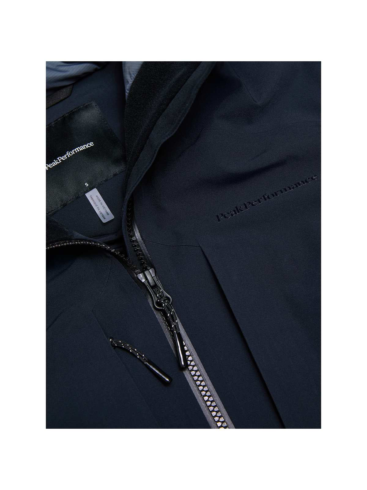 Kurtka narciarska damska PEAK PERFORMANCE Whitelight Short HIPE 2L Insulated Shell Jacket czarna