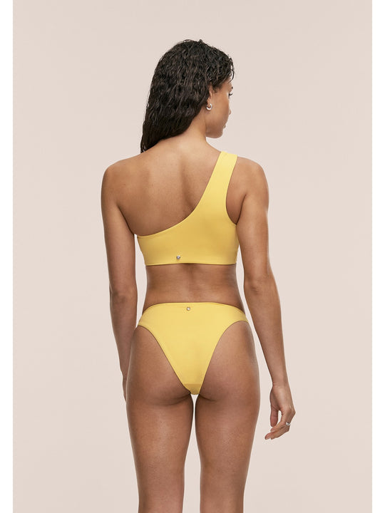 Stanik kąpielowy CASALL Twist Bikini Top kolor żółty
