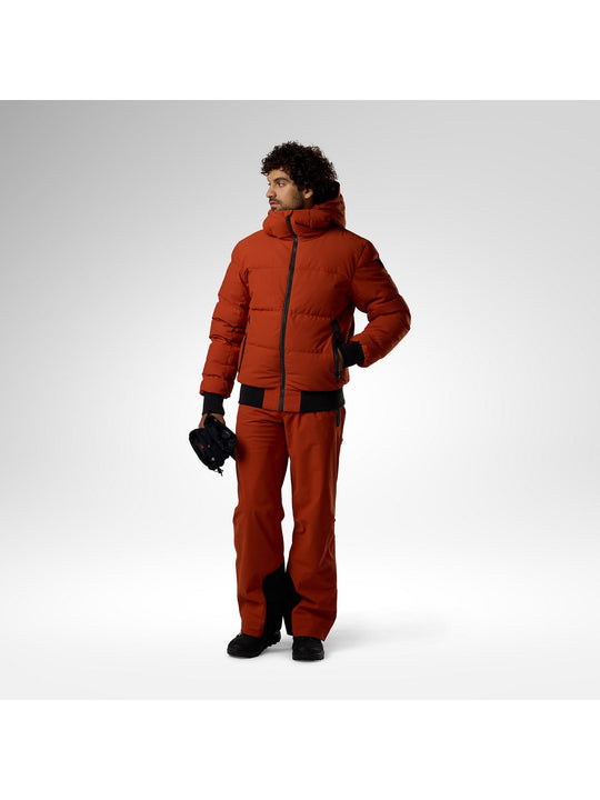 Kurtka narciarska męska ROSSIGNOL M Snowblaze Down Bomber Jacket brązowa

