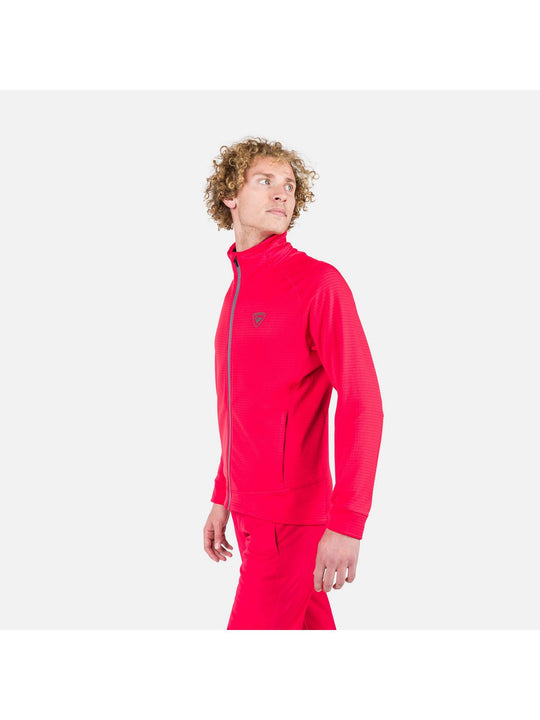 Bluza męska ROSSIGNOL Blackside Fleece Fz czerwony
