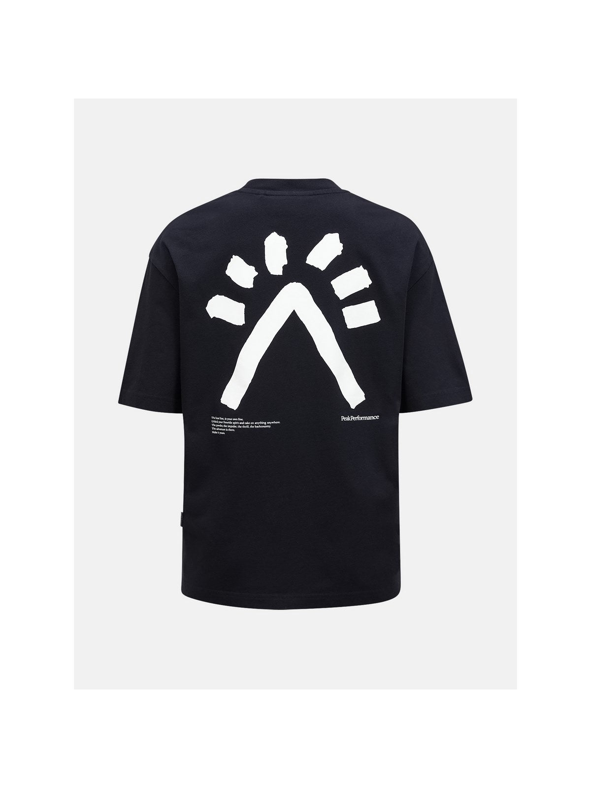 Koszulka Peak Performance W Graphic Tee czarny - Adventure Sports
