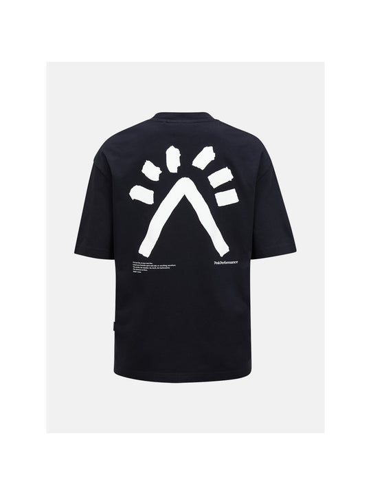 Koszulka Peak Performance W Graphic Tee czarny - Adventure Sports
