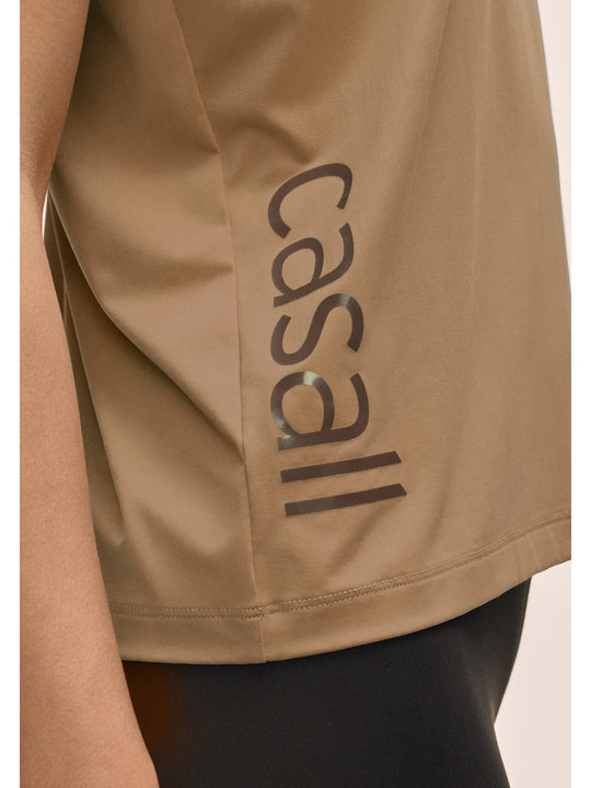 Koszulka treningowa damska CASALL Graphic Tank kolor brązowy
