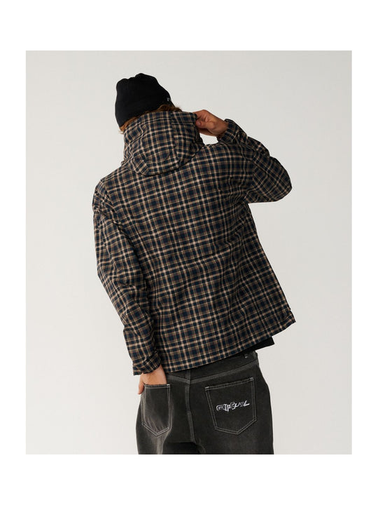Kurtka męska RIP CURL Archive Dwr Plaid Jacket granatowa
